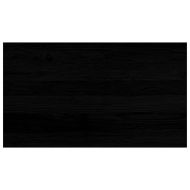 Прозоречни первази, 2 бр, тъмнокафяви, 70x40x2 см, дъб масив