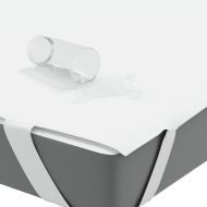 Протектор за матрак, бял, 120x220 см, водоустойчив