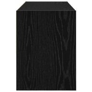 Стелаж за обувки, стифиращи, черен дъб, 89,5x30x40 см