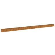 Градинска повдигната леха 960x50x36 см кортенова стомана