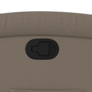 Изправящ реклайнер стол, капучино, изкуствена кожа