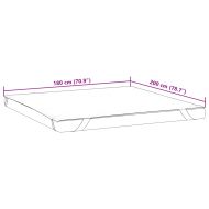 Протектор за матрак, бял, 180x200 см, водоустойчив