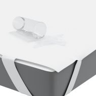 Протектор за матрак, бял, 80x200 см, водоустойчив