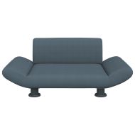 Кучешко легло кучешкосиво 70x45x28 см текстил