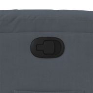 Реклайнер стол, тъмносив, кадифе