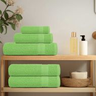 Кърпи за сауна FROGN 2 бр. Ябълково зелени 80x200 см 360 г/м²