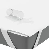 Протектор за матрак, бял, 140x190 см, водоустойчив