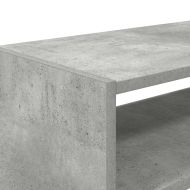 Поставки за обувки, 2 бр, стифируеми, бетонно сив, 60x30x30,5см