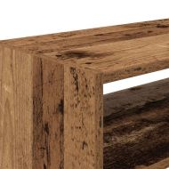 Поставки за обувки, 2 бр, стифируеми, старо дърво, 60x30x30,5см