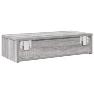 Стенен рафт с чекмеджета 60x26,5x15 см инженерно дърво