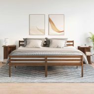 Нощни масички, 2 бр, кафяв дъб, 46,5x29x61 см, инженерно дърво