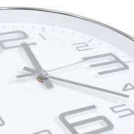 Стенен часовник, 30 см, сребрист
