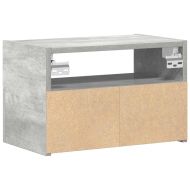Нощни шкафчета за стенен монтаж 2 бр бетонно сиви 45x26x28,5 см