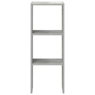 Библиотека стифиращи бетонно сив 30x30x80 см инженерно дърво