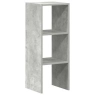 Библиотека стифиращи бетонно сив 30x30x80 см инженерно дърво