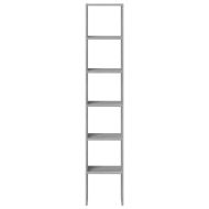 Библиотеки 2 бр стифиращи сив сонома 30x30x80см инженерно дърво