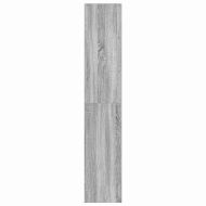 Библиотеки 2 бр стифиращи сив сонома 30x30x80см инженерно дърво