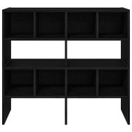 Поставки за обувки, 2 бр, стифируеми, черен дъб, 89,5x30x40 см