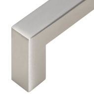 Дръжки за шкафове, 5 бр, сребристи, 224 мм, неръждаема стомана