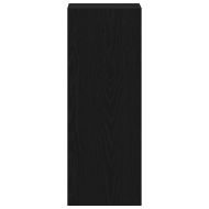 Библиотека стифиращи черен дъб 30x30x80 см инженерно дърво