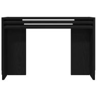 Стифиращи маси, 3 бр, черни, инженерно дърво