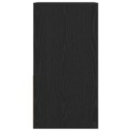 Нощни шкафчета с чекмеджета, 2 бр, черен дъб, 35x34x66,5 см