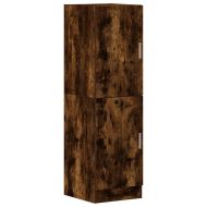 Комплект кухненски шкафове 3 части опушен дъб инженерно дърво