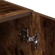 Комплект кухненски шкафове 3 части опушен дъб инженерно дърво