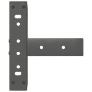 Крака за масичка за кафе, Т-образни, 2 бр., антрацит, 30x25x(30-31) см, стомана