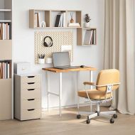 Плот за бюро, светлокафяв, 80x50x2,5 см, дъб масив, правоъгълна