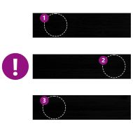 Прозоречни первази, 2 бр, тъмнокафяви, 100x30x2 см, дъб масив