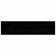 Прозоречни первази, 2 бр, тъмнокафяви, 100x25x2 см, дъб масив