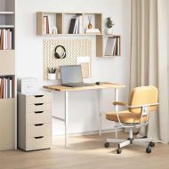 Плот на бюро 100x60x2,5 cm необработен масивен дъб правоъгълна