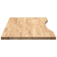 Плот на бюро 100x60x2,5 cm необработен масивен дъб правоъгълна