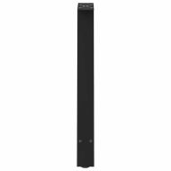 Крака за трапезна маса, А-образни, 2 бр., черни, 60 x (72-73) см, стомана