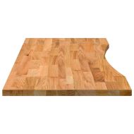 Плот за бюро, светлокафяв, 120x50x2,5см, дъб масив, правоъгълна