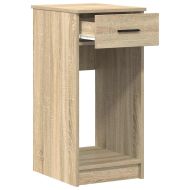 Стойка за компютърна кула с чекмедже дъб сонома 35x45x77 см