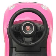 Детска кола за яздене "Fiat 500" розова