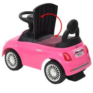 Детска кола за яздене "Fiat 500" розова
