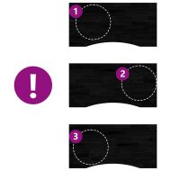 Плот за бюро, тъмнокафяв, 100x50x2,5 см, дъб масив, правоъгълна