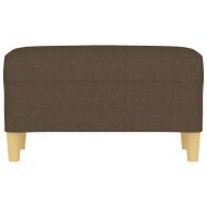 Пейка, кафява, 70x35x41 см, плат