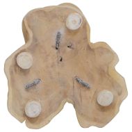 Стойка за вино за 8 бутилки, 40x30x80 см, тиково дърво масив