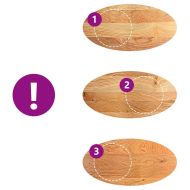 Плот за маса, светлокафяв, 120x60x2 см, дъб масив, овална