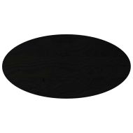 Плот за маса, тъмнокафяв, 100x50x4 см, дъб масив, овална