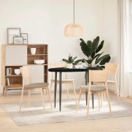 Плот за маса, тъмнокафяв, 100x50x4 см, дъб масив, овална