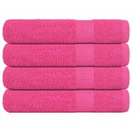 Кърпи FROGN 4 бр. Розови 100x200 см 360 г/м²