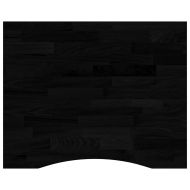 Плот за бюро, тъмнокафяв, 120x60x4 см, дъб масив, правоъгълна