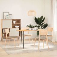 Плот за маса, светлокафяв, 140x60x2 см, дъб масив, овална