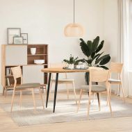 Крака за конзолна маса, конична форма, 4 бр., черни, 72-73 см, стомана