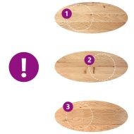 Плот за маса, 140x60x2 см, дъбово дърво масив, овална